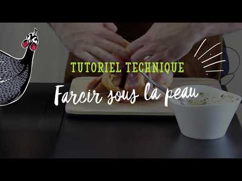 Comment farcir une pintade sous la peau Avec le Chef belge Corentin Rochez